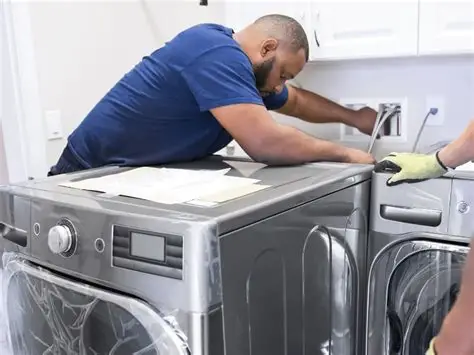 Washer hookup and installation