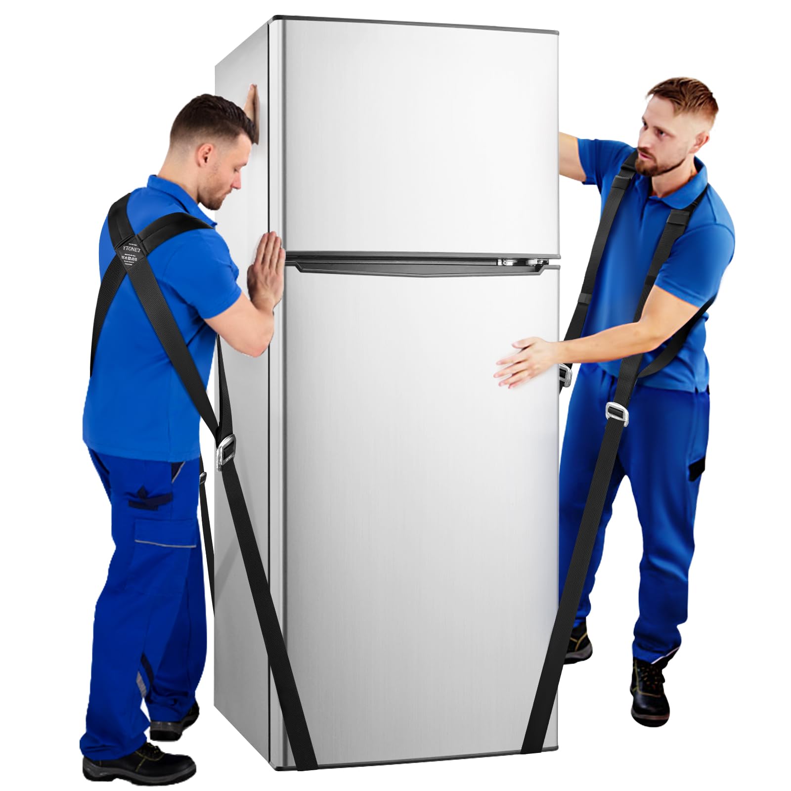 Refrigerator moved by RTG crew
